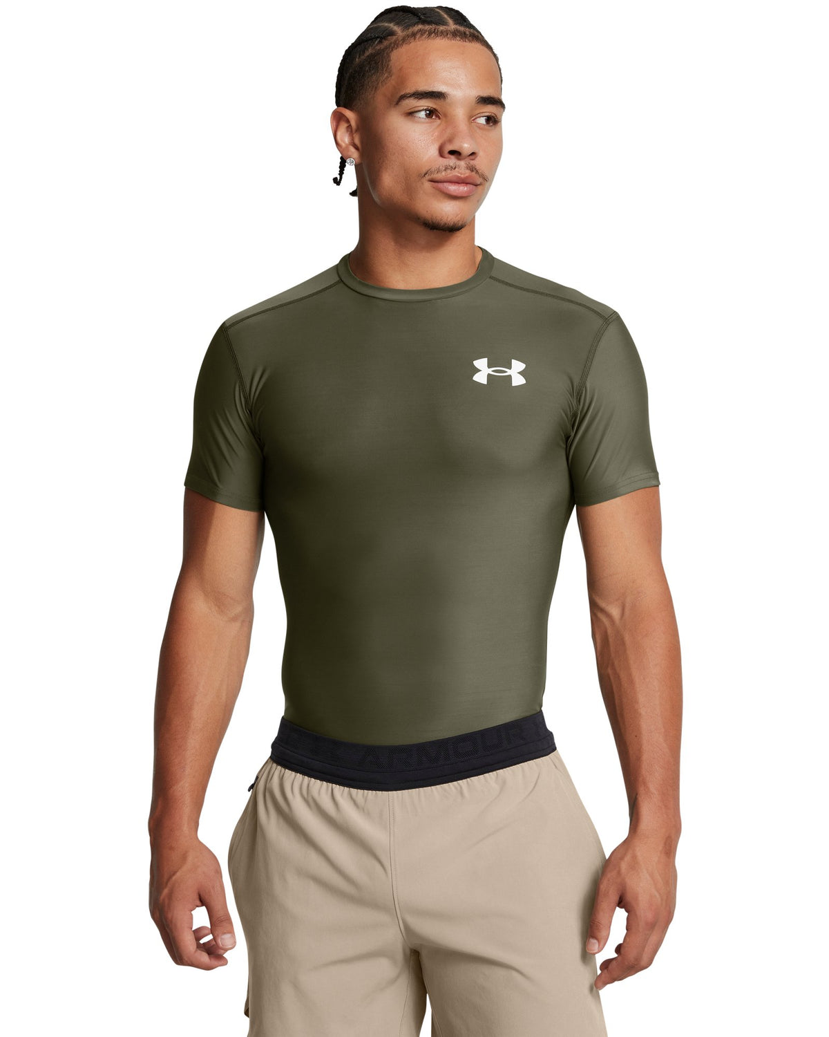 HeatGear® OG Compression Men's Short Sleeve - Green