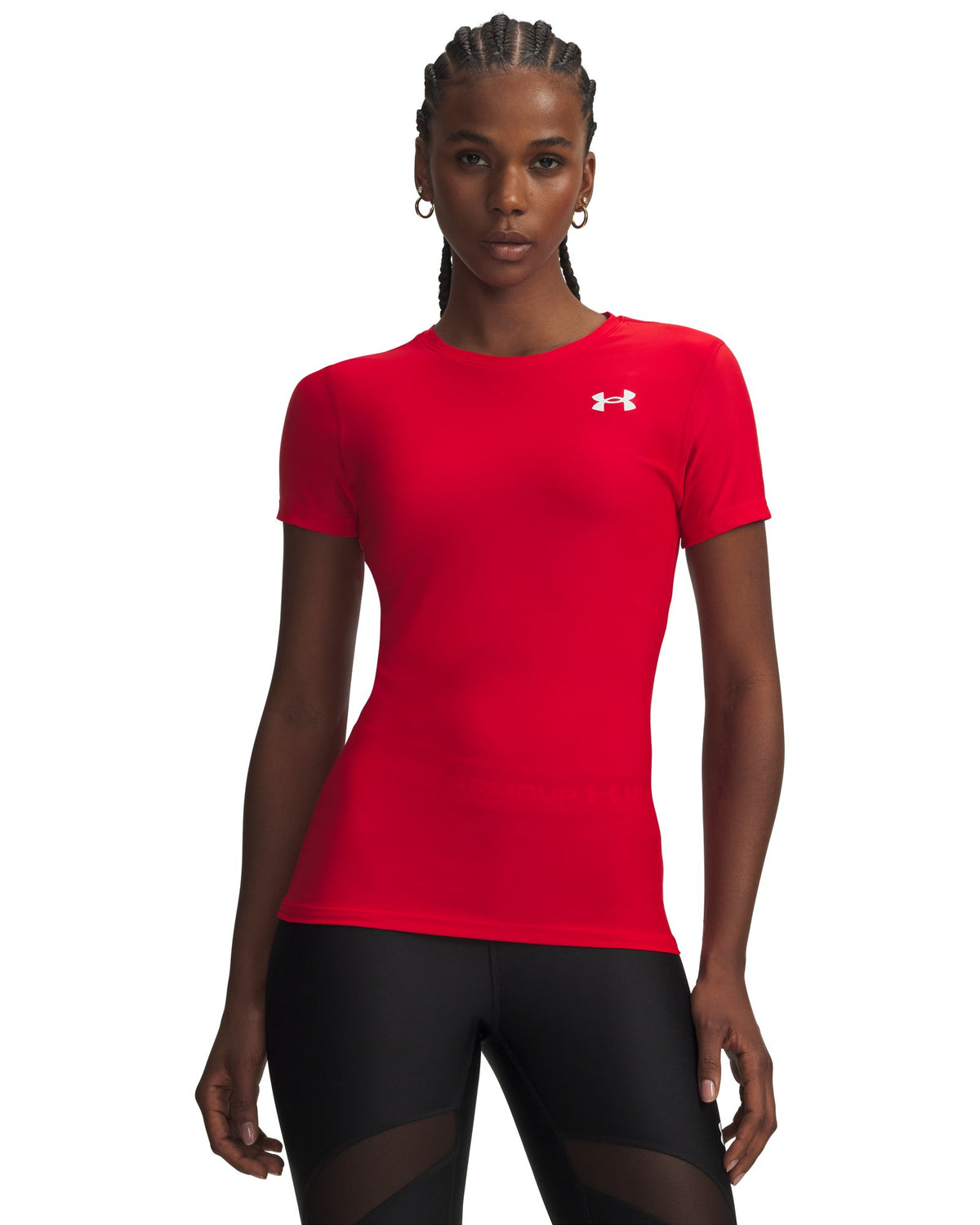 HeatGear® OG Compression Women's Short Sleeve - Red
