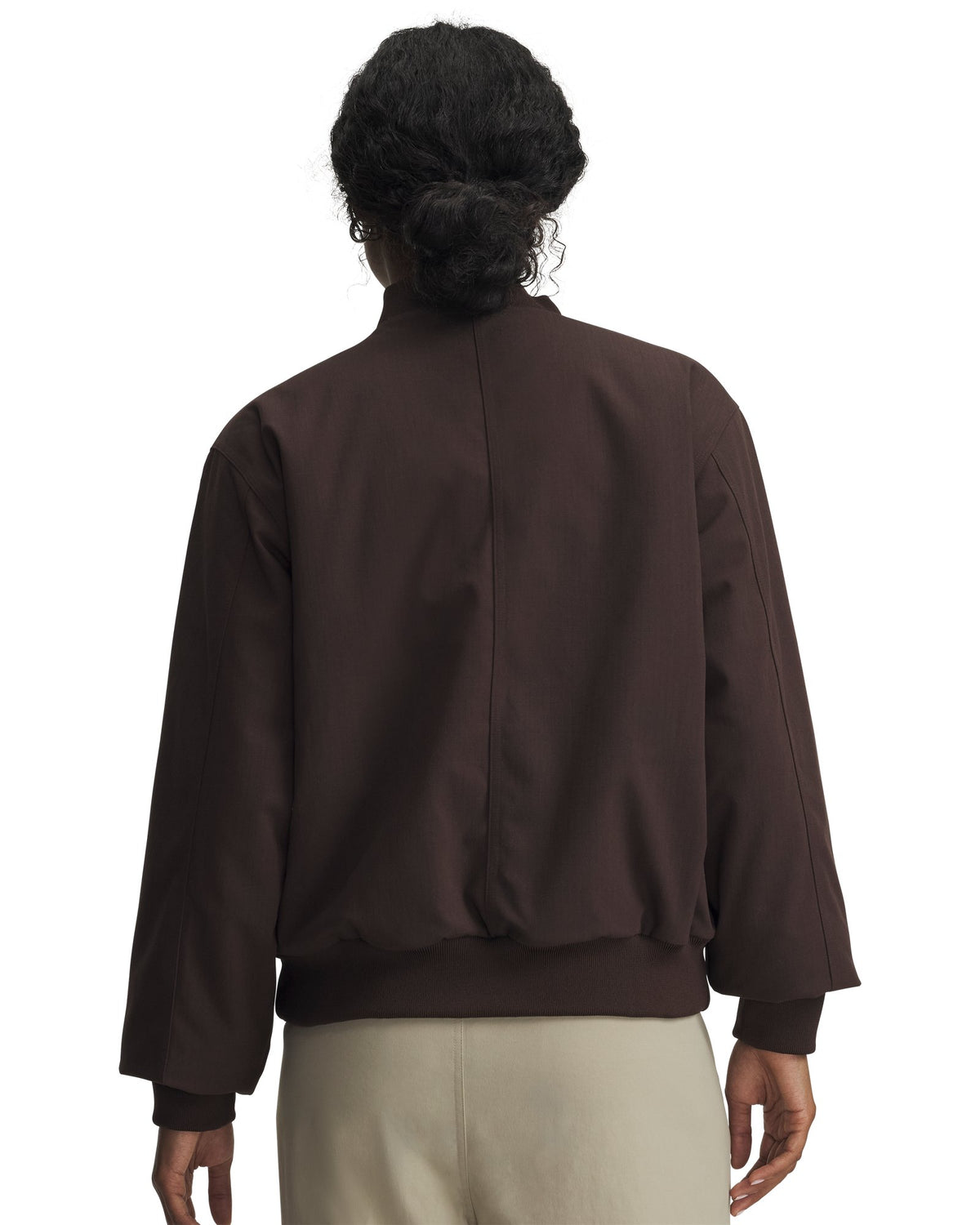 UA Expanse Fleece-Lined Women's Bomber Jacket - White