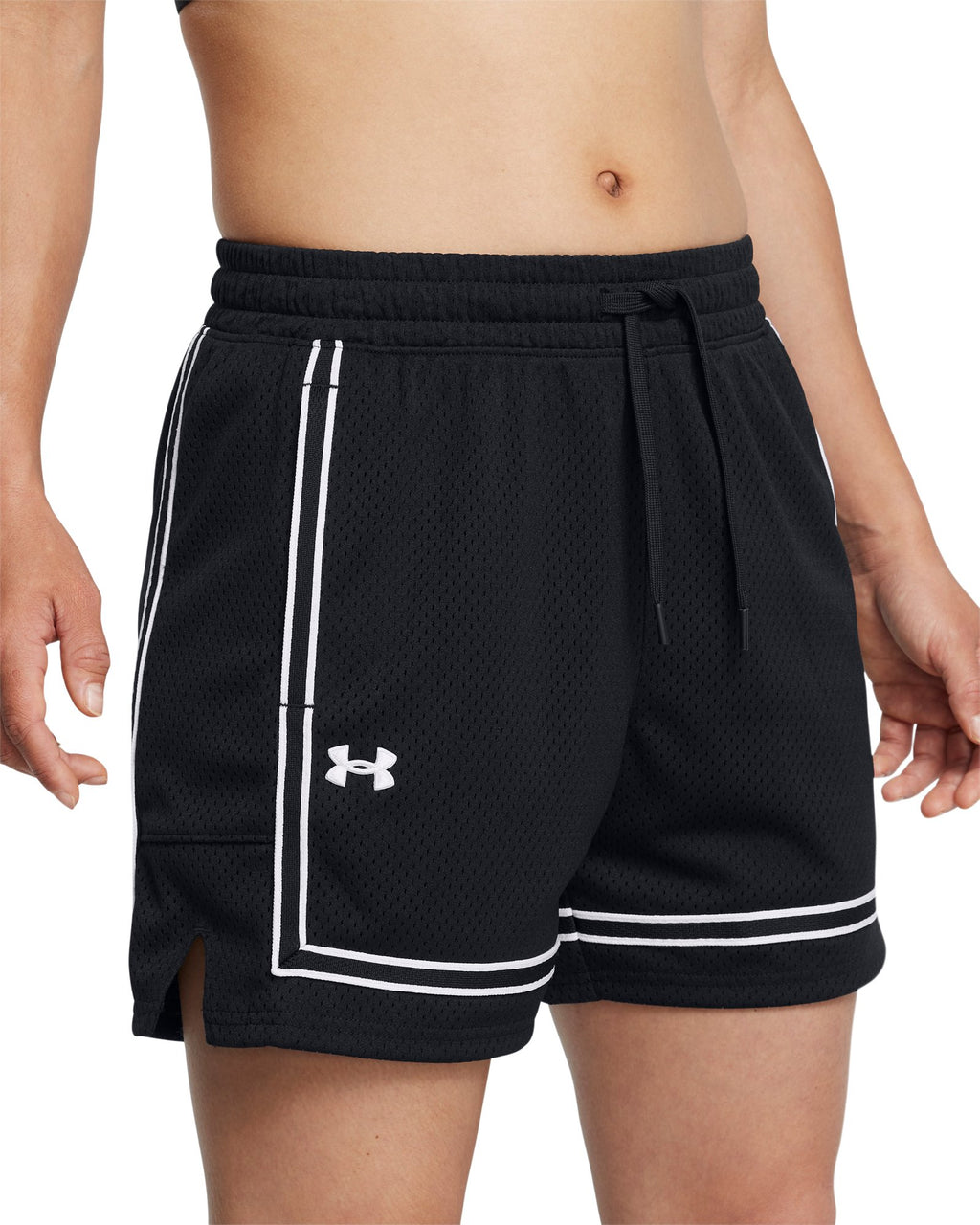 UA Zone Pro Mesh Women's 5" Shorts - Black