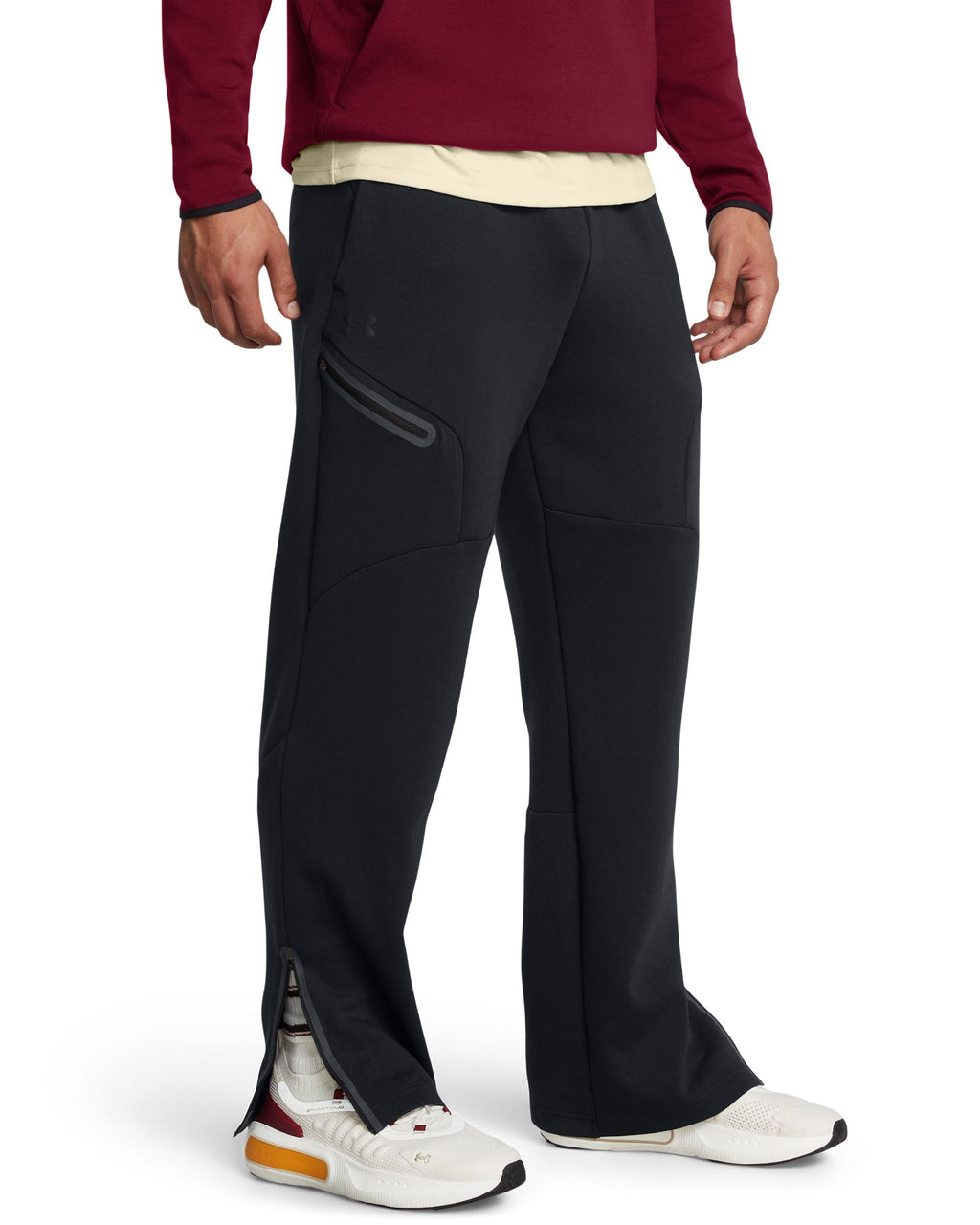 UA Unstoppable Fleece Men's Pants - Black
