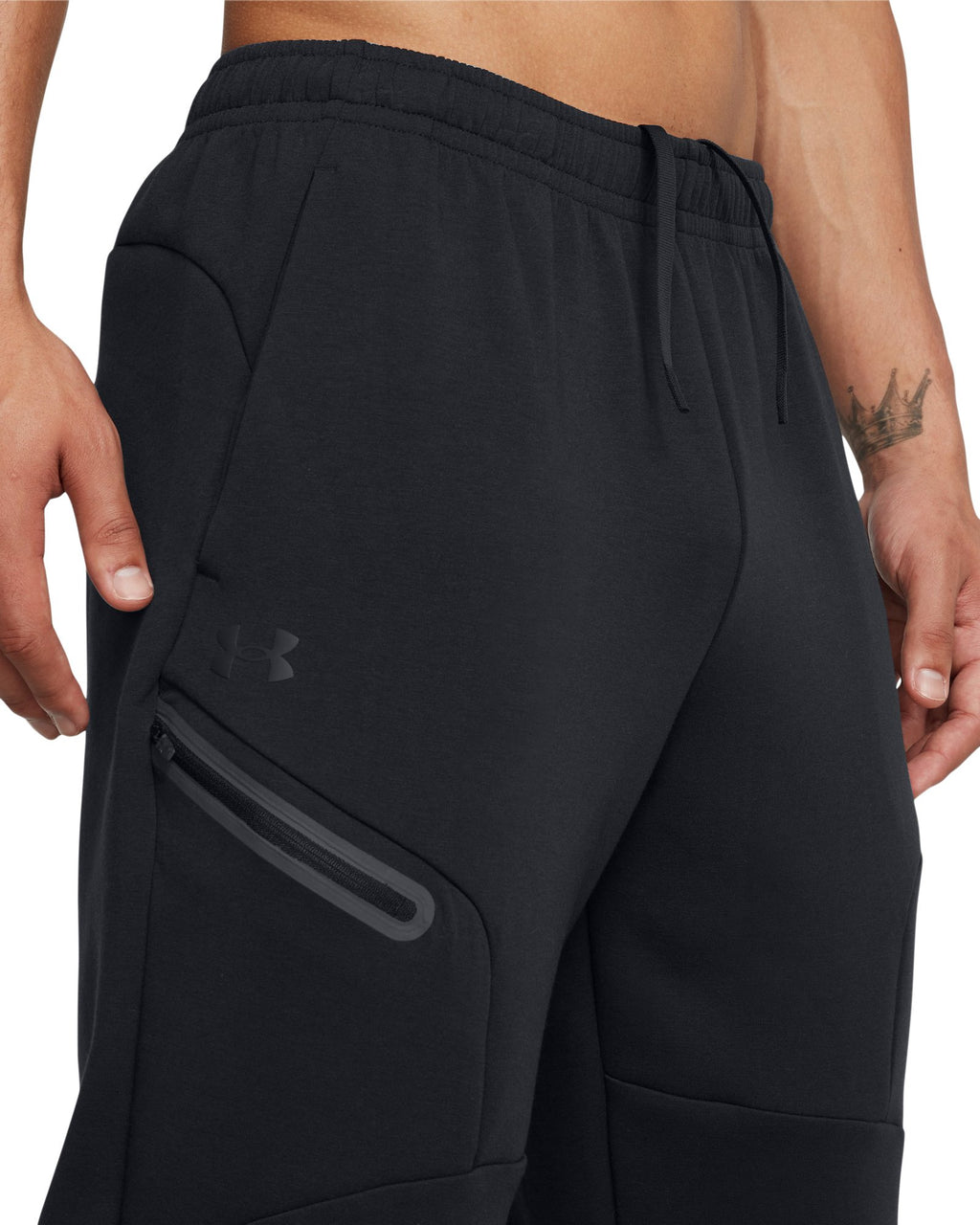 UA Unstoppable Fleece Men's Pants - Black