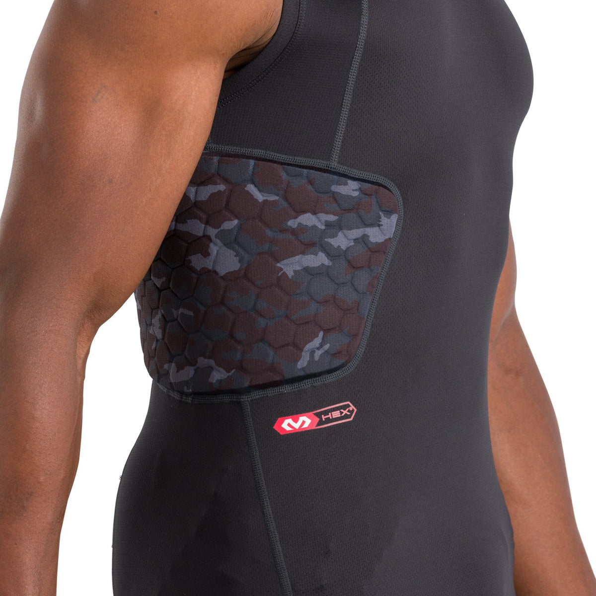 UA Gameday Armour Pro Camo Men's 5-Pad Top - Black