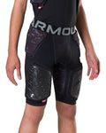 UA Gameday Armour Pro Camo Kids' 5-Pad Girdle - Black