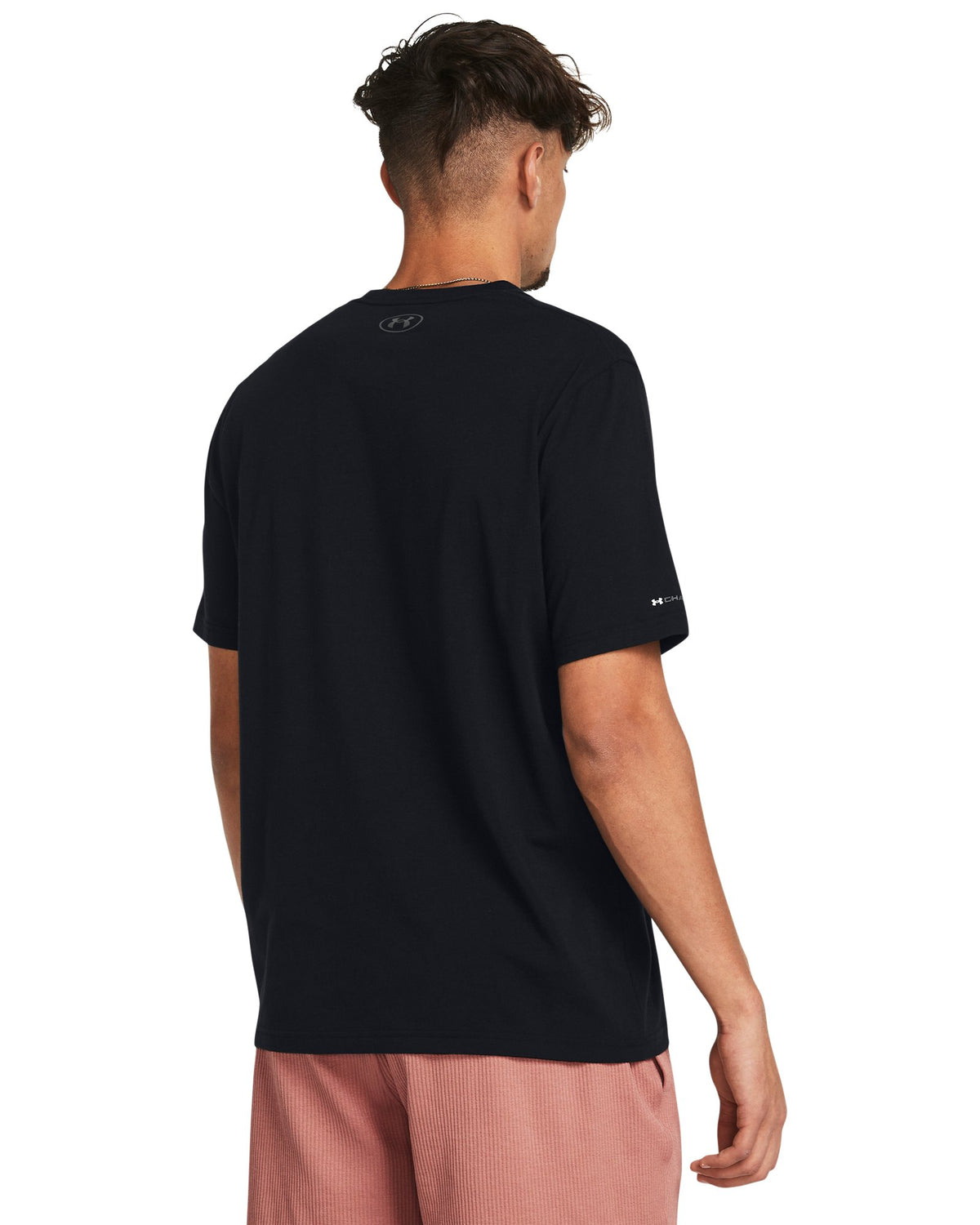 UA Icon Charged Cotton® Men's Short Sleeve - Black