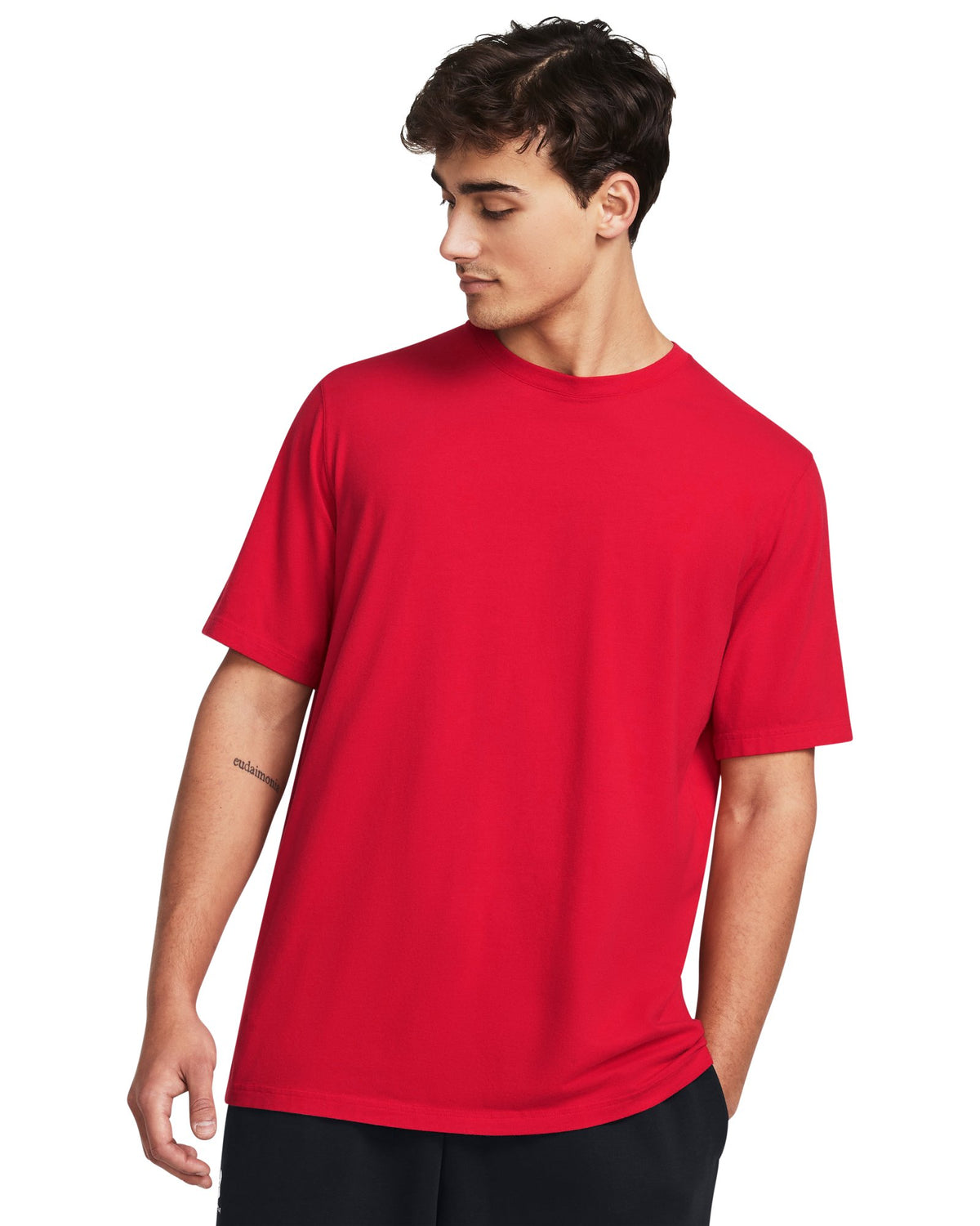 UA Icon Charged Cotton® Men's Short Sleeve - Red