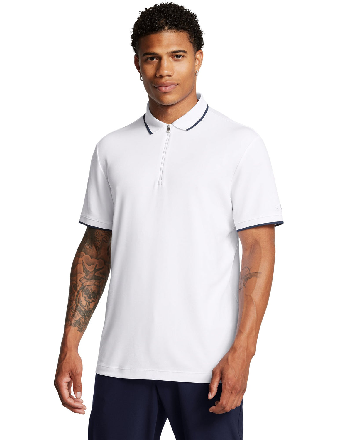UA Premier Zip Men's Polo - White