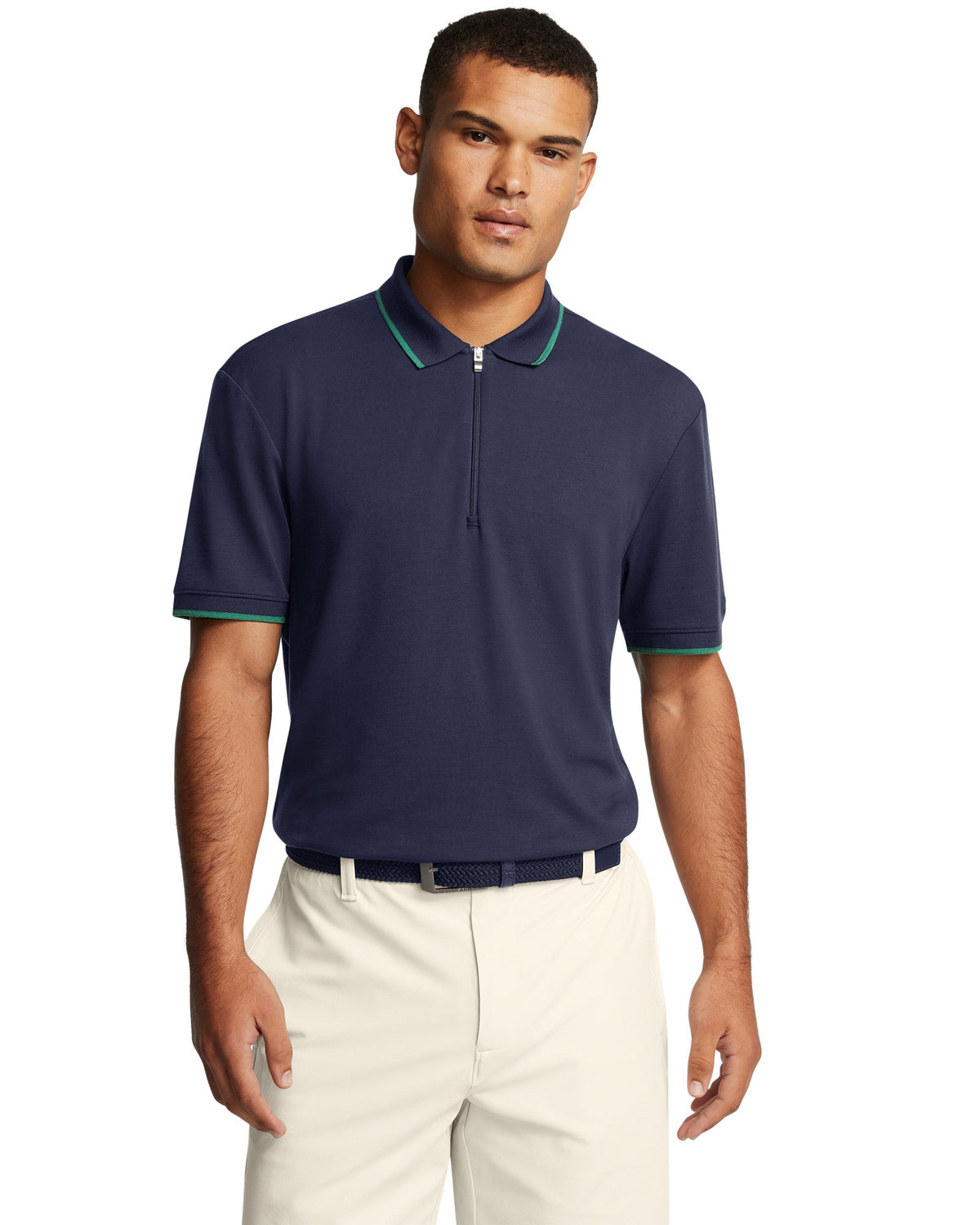 UA Premier Zip Men's Polo - Navy
