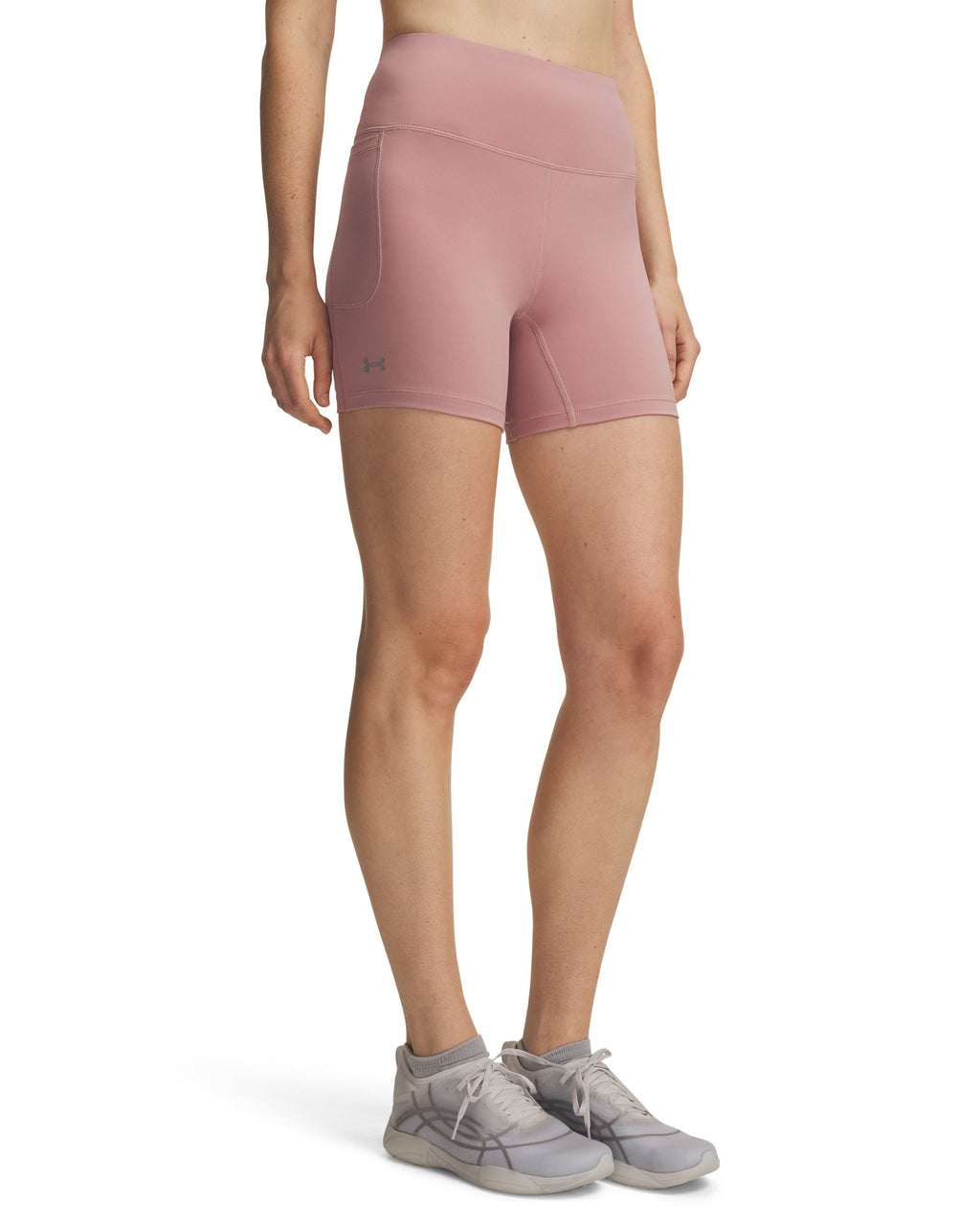UA Motion Middy Women's 5" Shorts - Gray