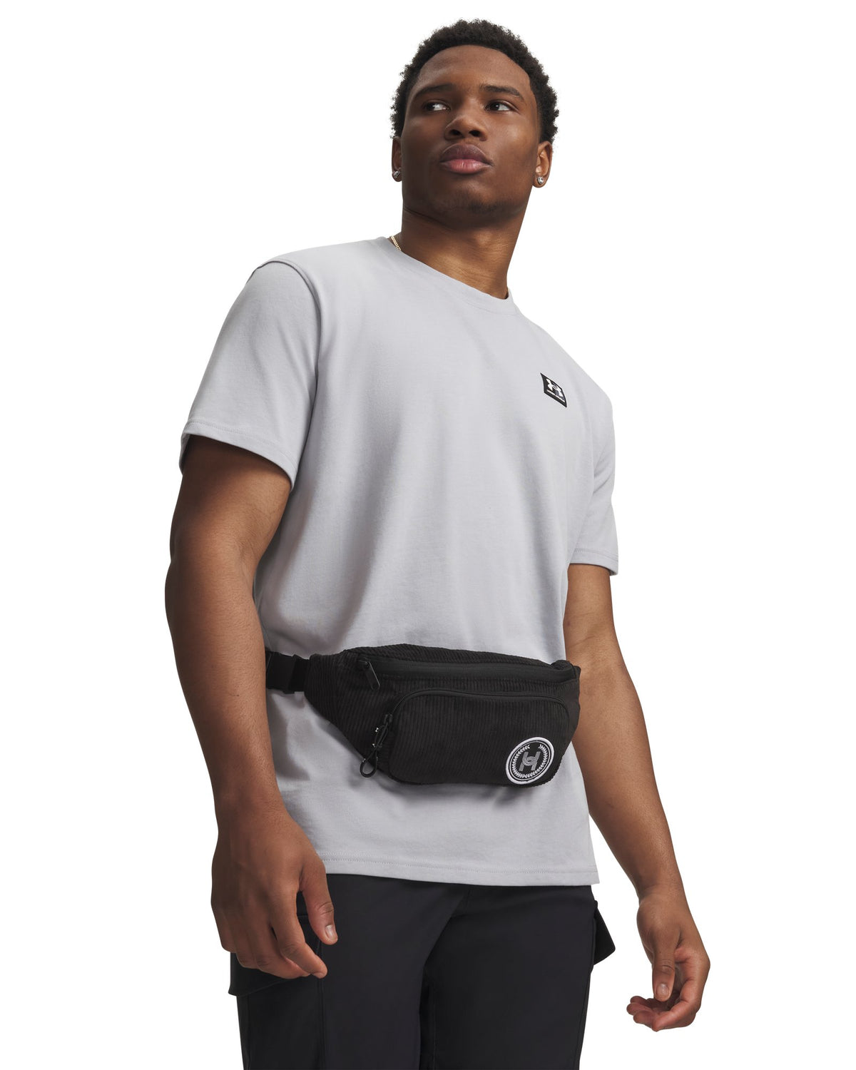 UA Studio Cord Waist Bag Crossbody - Black