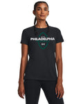 UA Philadelphia Football Women's Short Sleeve - Black