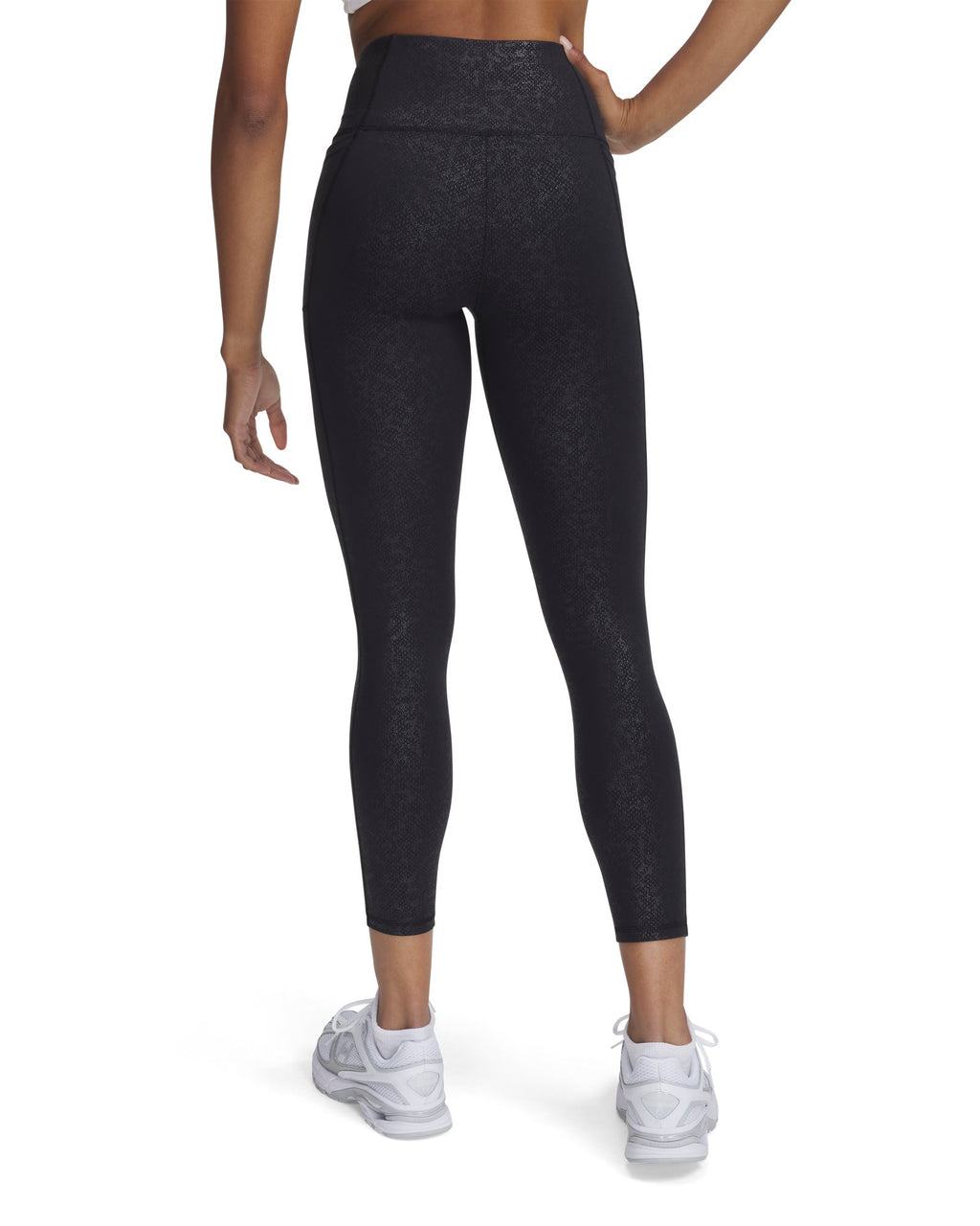 UA Motion Gloss Women's Ankle Leggings - Black