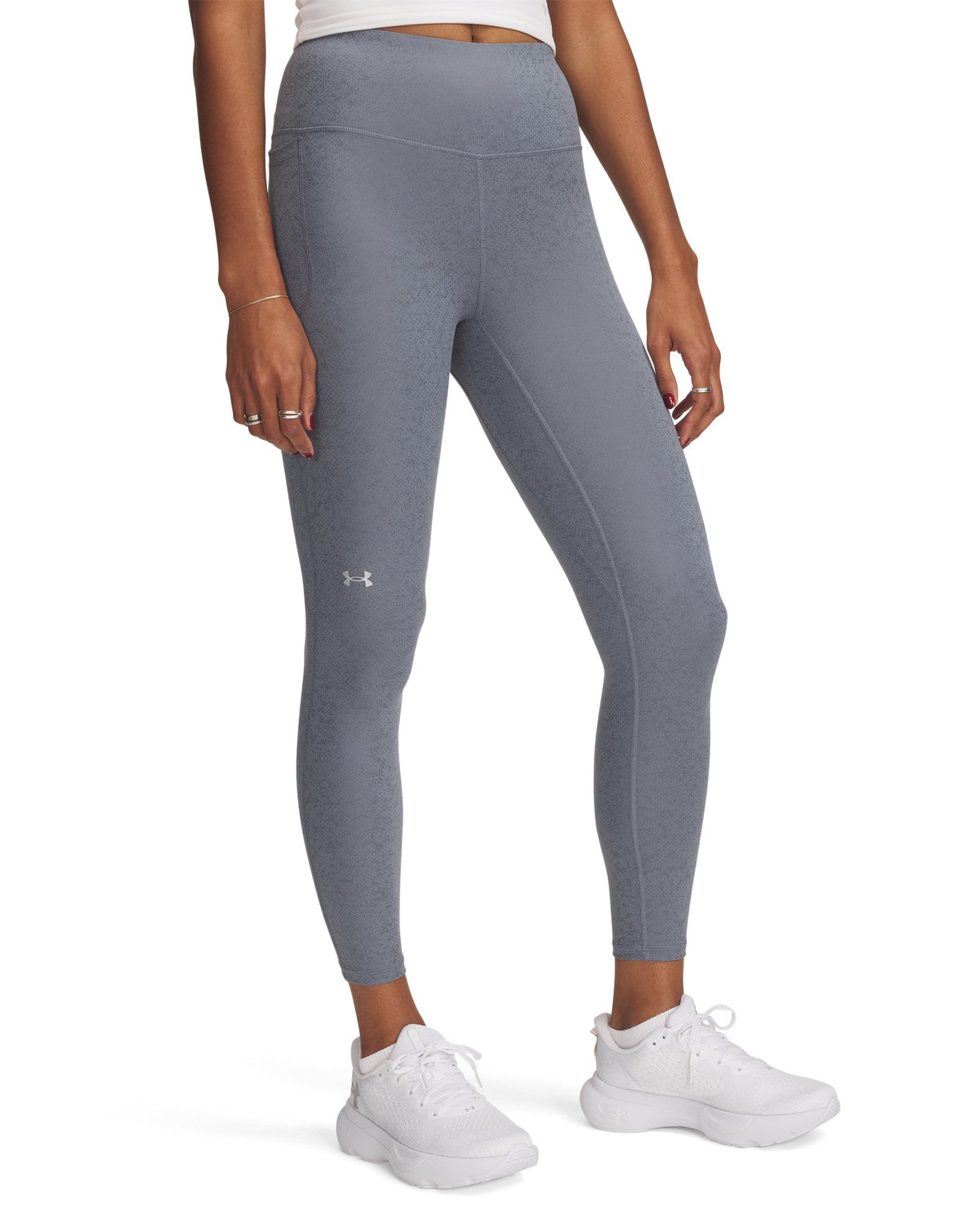 UA Motion Gloss Women's Ankle Leggings - Gray