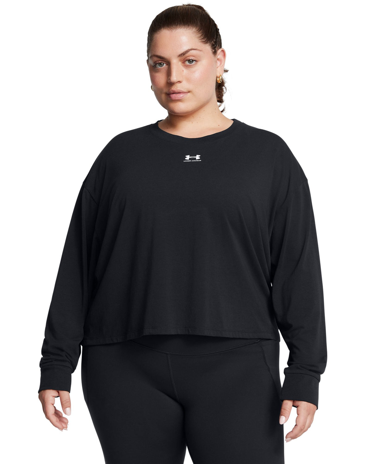 UA Rival Boxy Women's Long Sleeve - Black