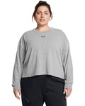 UA Rival Boxy Women's Long Sleeve - Gray