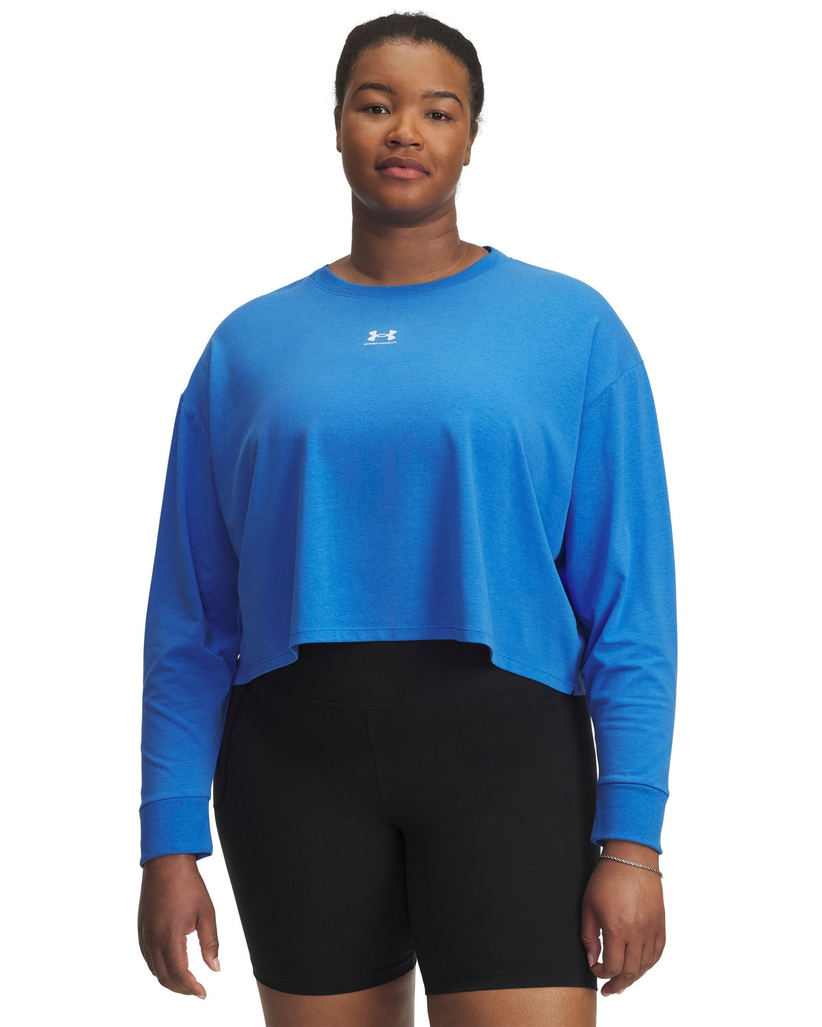UA Rival Boxy Women's Long Sleeve - Blue