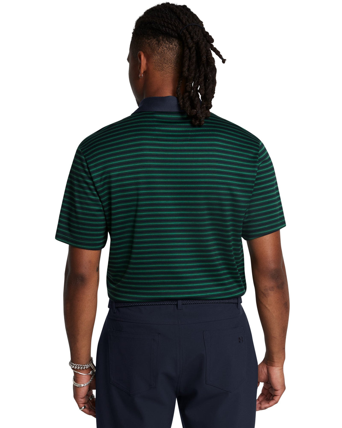 UA Premier Stripe Men's Polo - Navy