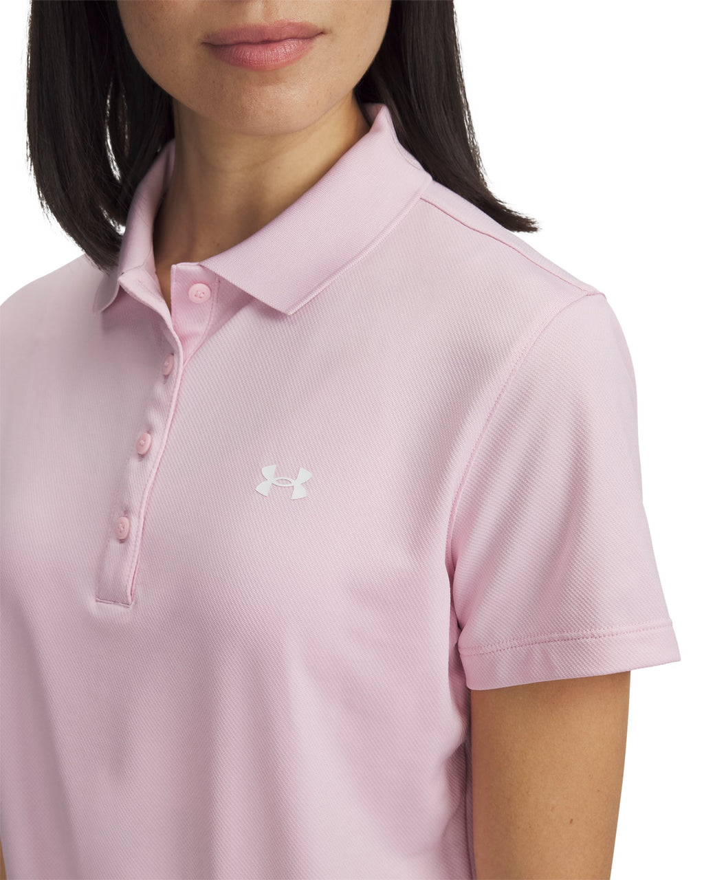 UA Active Women's Short Sleeve Polo - Pink