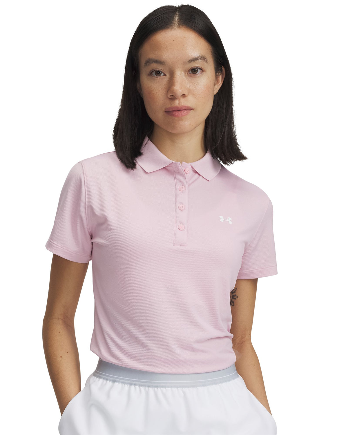 UA Active Women's Short Sleeve Polo - Pink