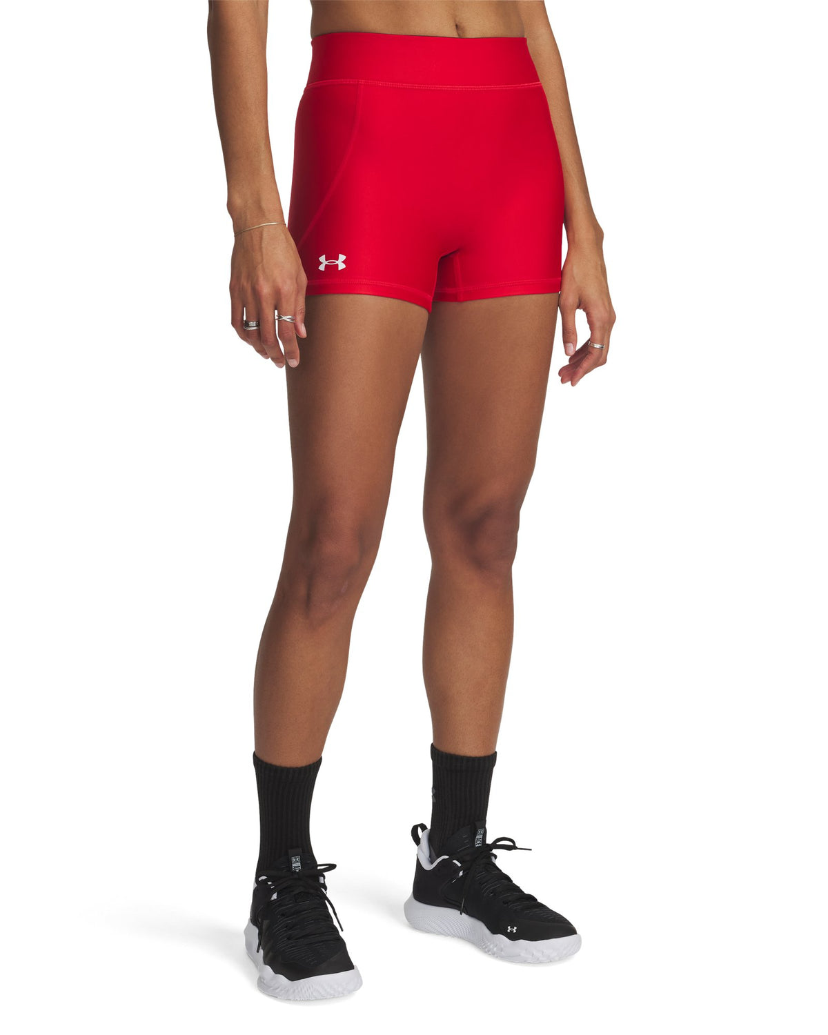 UA Team Women's 3" Shorty - Red