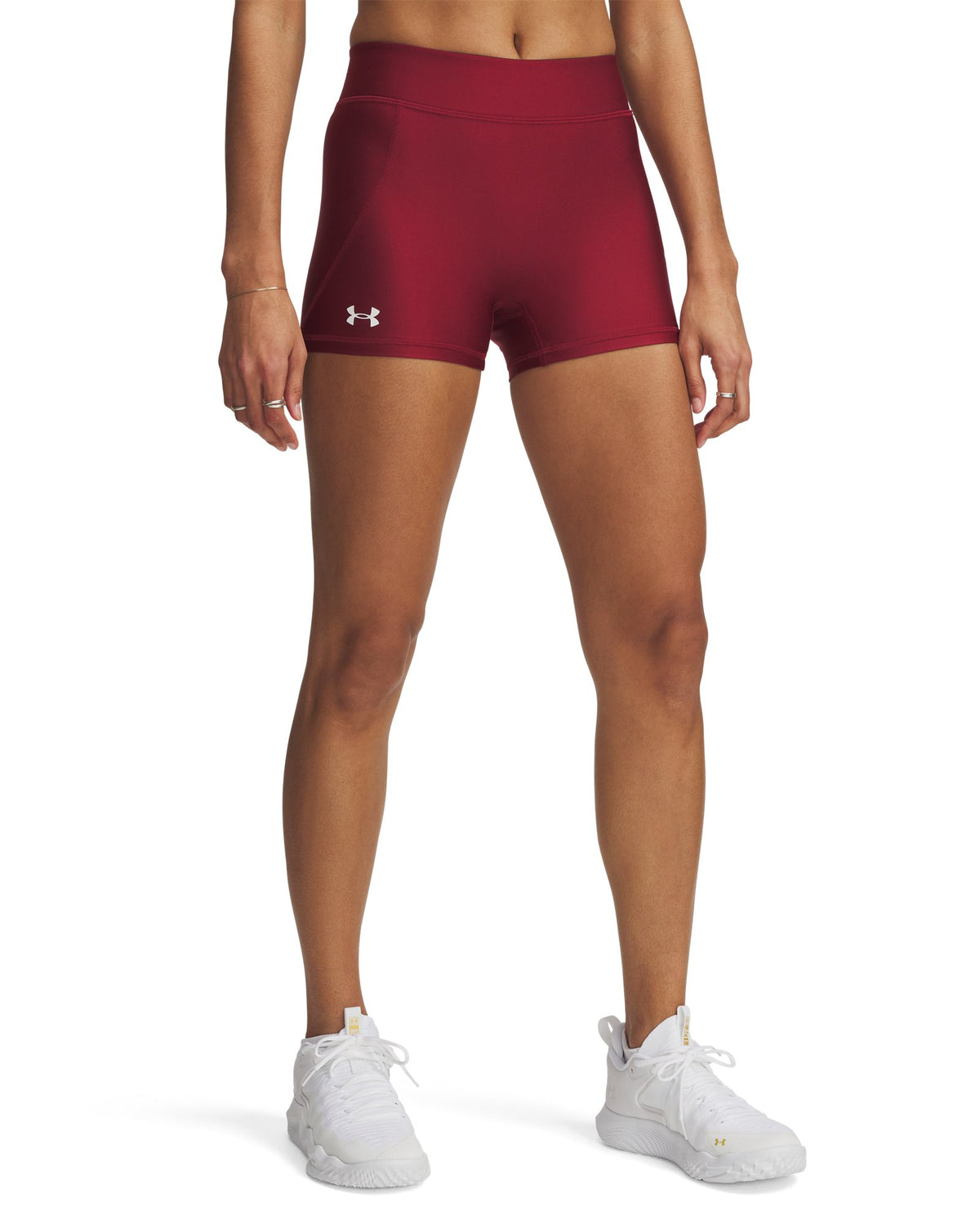 UA Team Women's 3" Shorty - Red