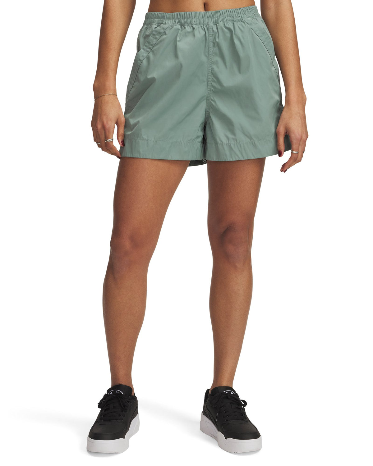UA Unstoppable Utility Women's 3.75" Shorts - Green