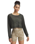 Project Rock Iron Paradise Women's Long Sleeve - Green