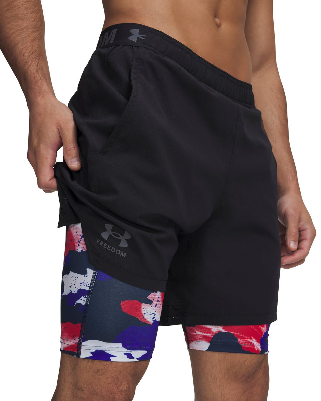 UA Vanish Freedom Men's 2-in-1 Shorts - Brown