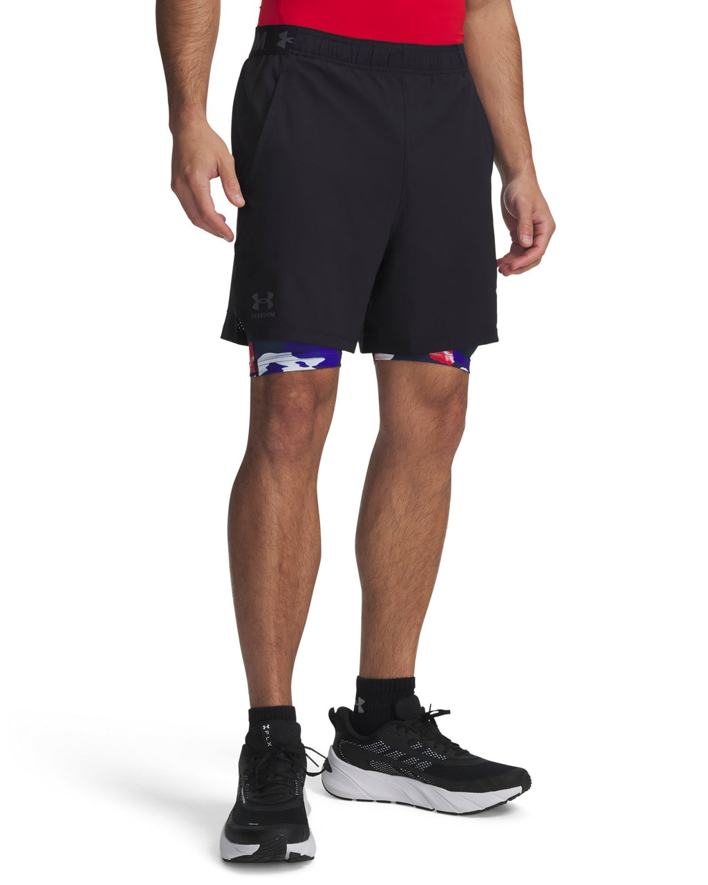 UA Vanish Freedom Men's 2-in-1 Shorts - Brown