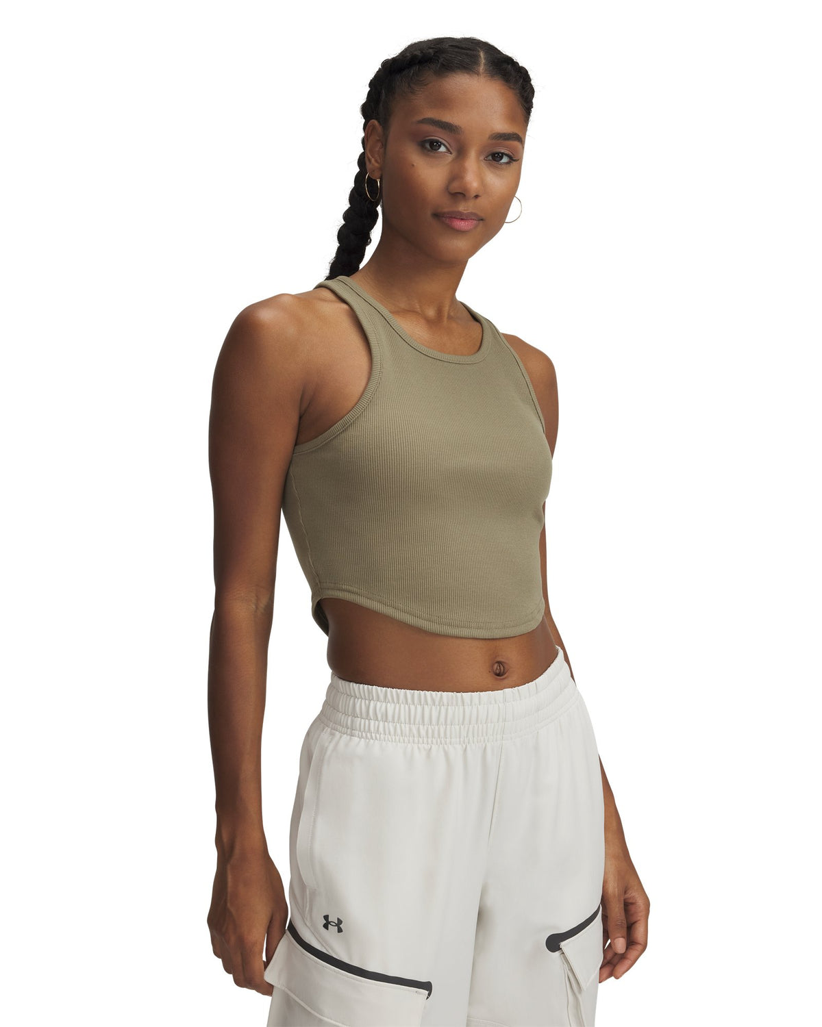 UA Rival Rib Women's Tank - Brown