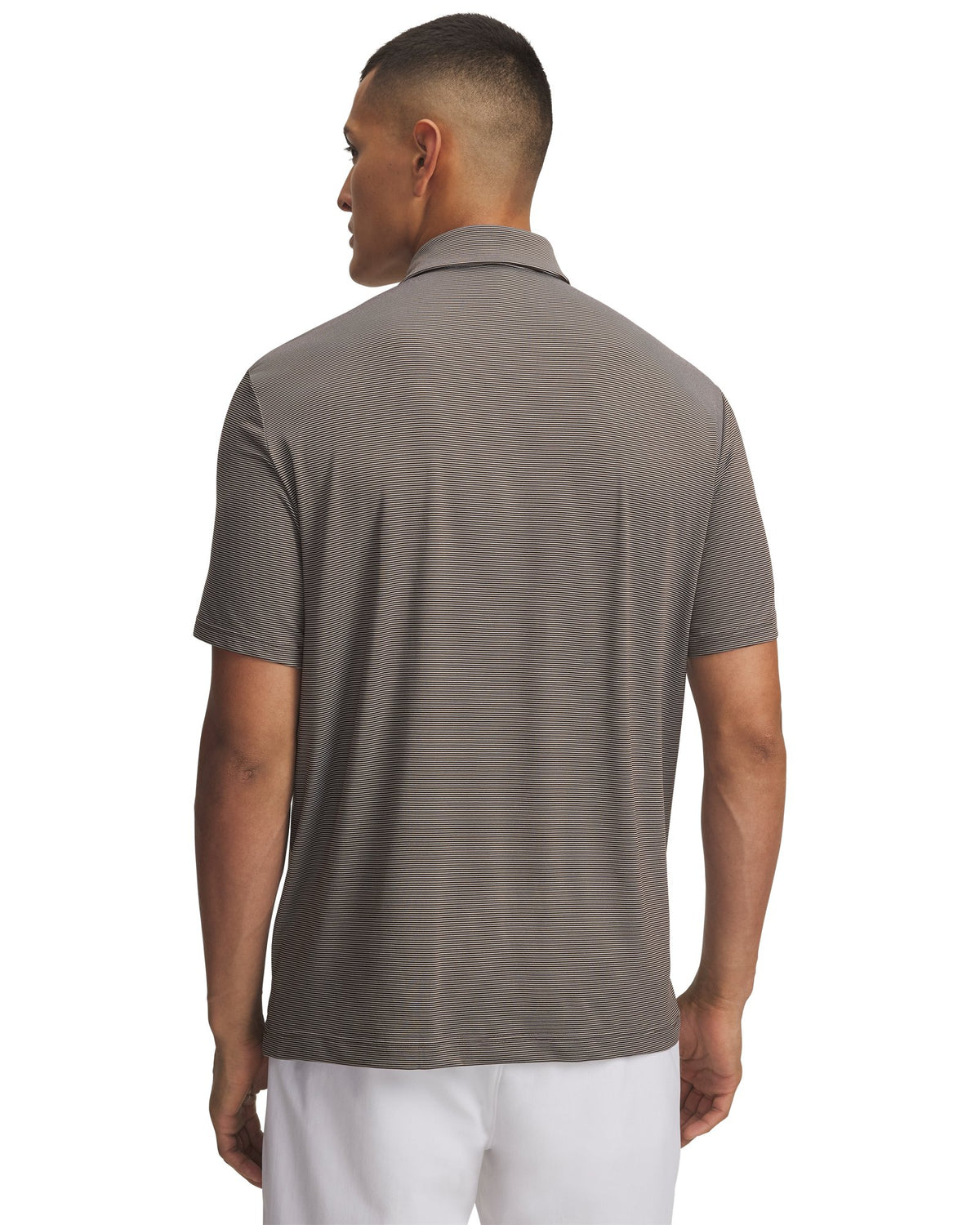UA Playoff Team Stripe Men's Polo - Brown