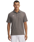 UA Playoff Team Stripe Men's Polo - Brown