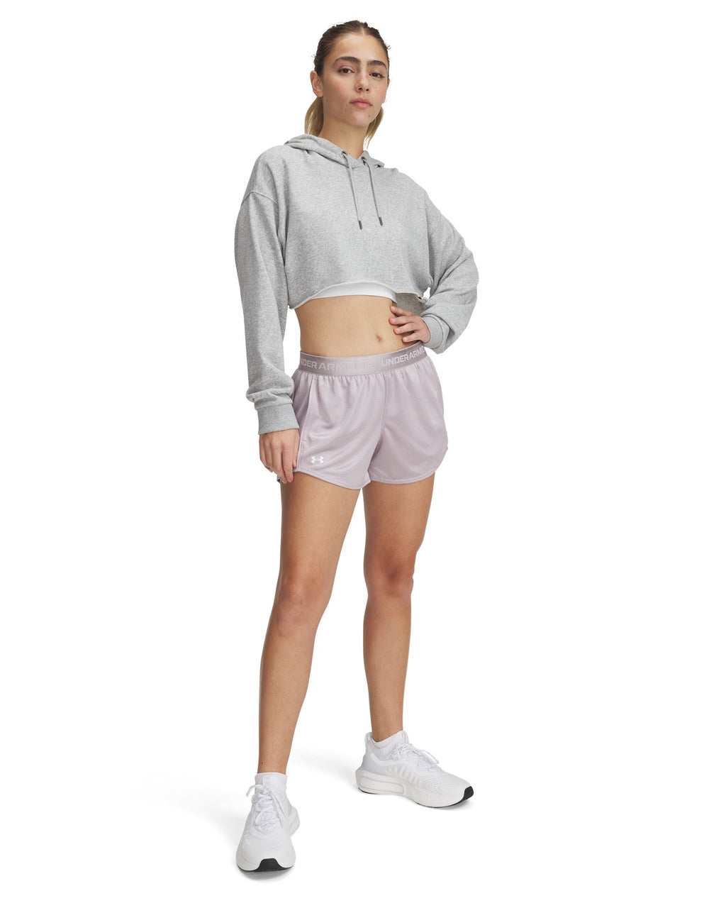 UA Tech™  Play Up Shine Women's 3" Shorts - Gray