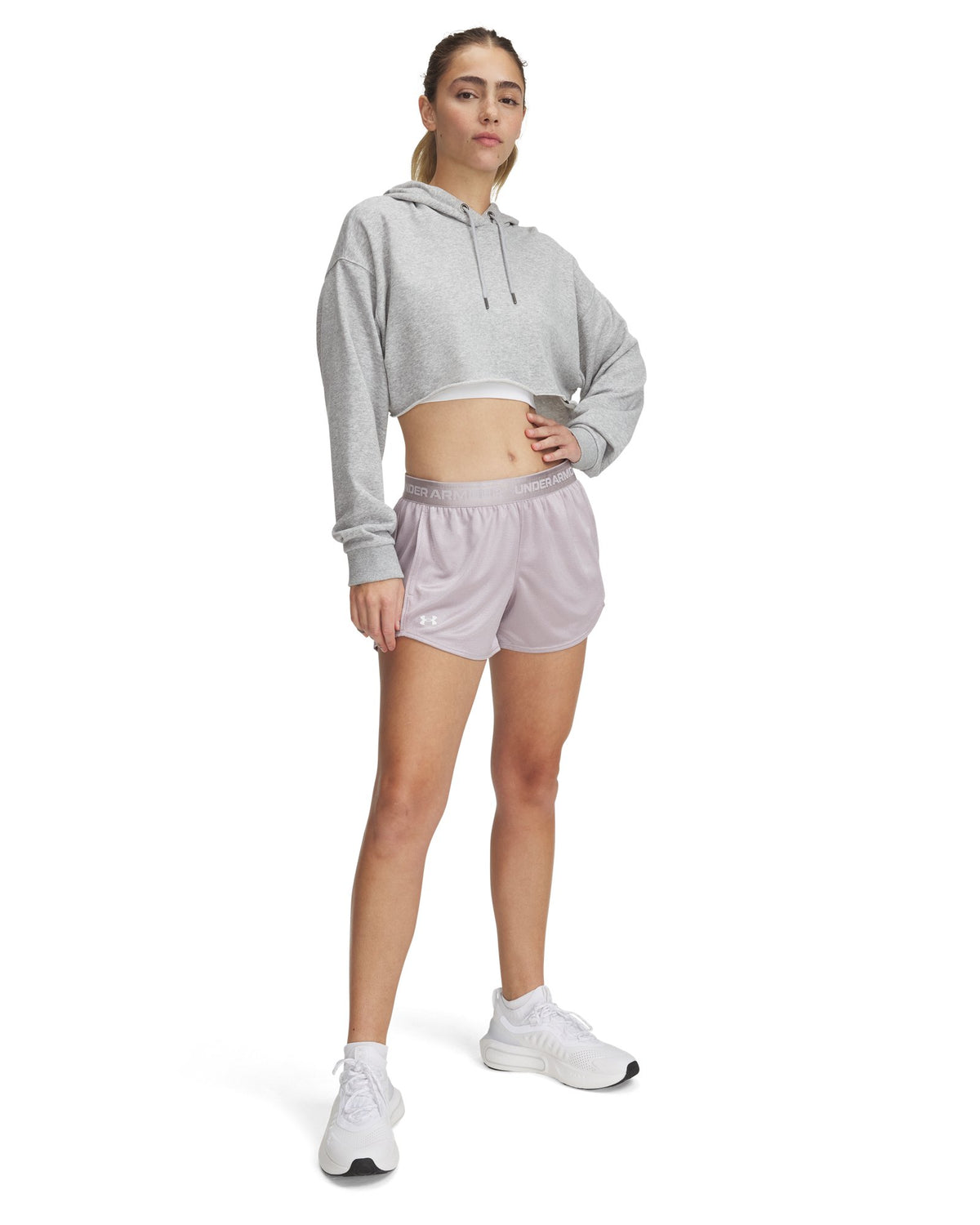 UA Tech™  Play Up Shine Women's 3" Shorts - Gray