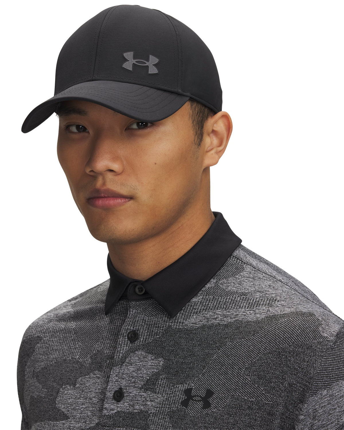 UA Drive Low Storm Men's Stretch Fit Cap - Black