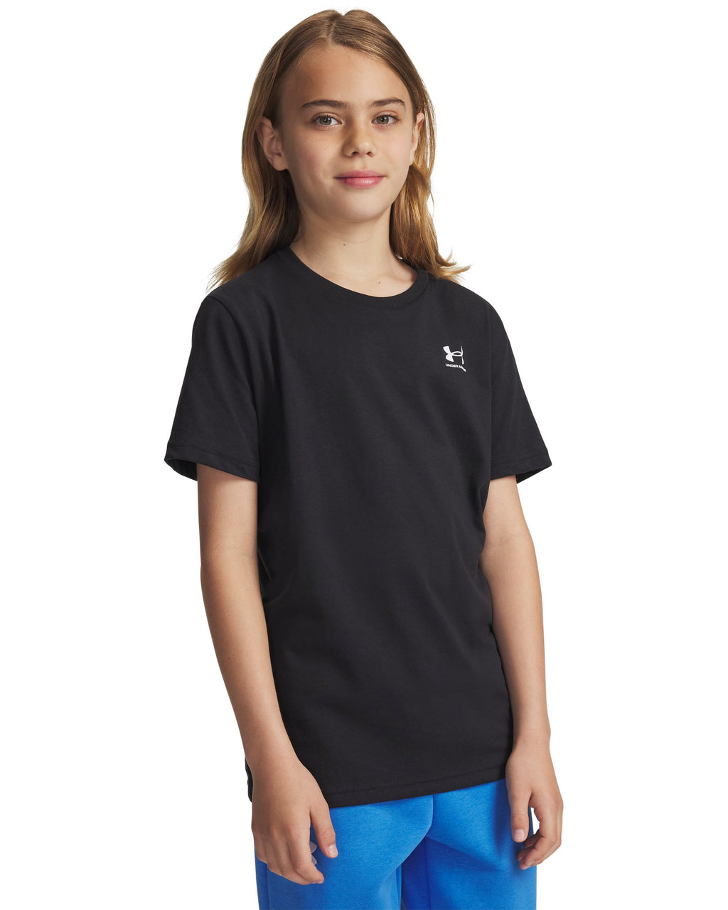 UA Sportstyle Boys' Short Sleeve - Black