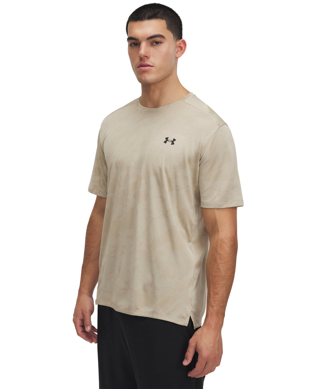 UA Tech™ Vent Jacquard Men's Short Sleeve - Brown