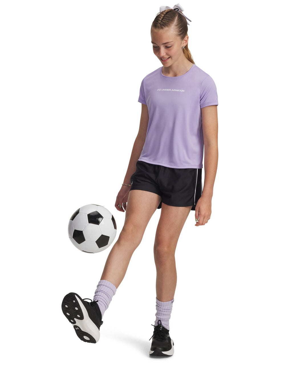 UA Tech™ Play Up Girls' Shorts - Black
