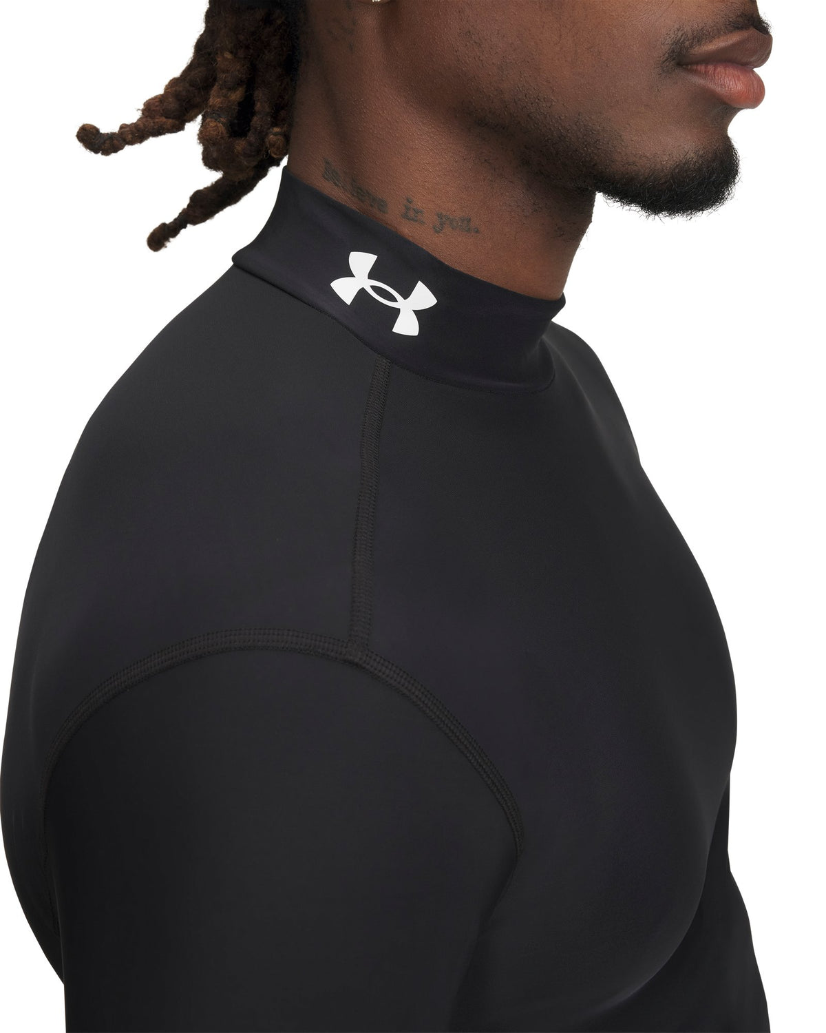 HeatGear® OG Compression Men's Mock Long Sleeve - Black