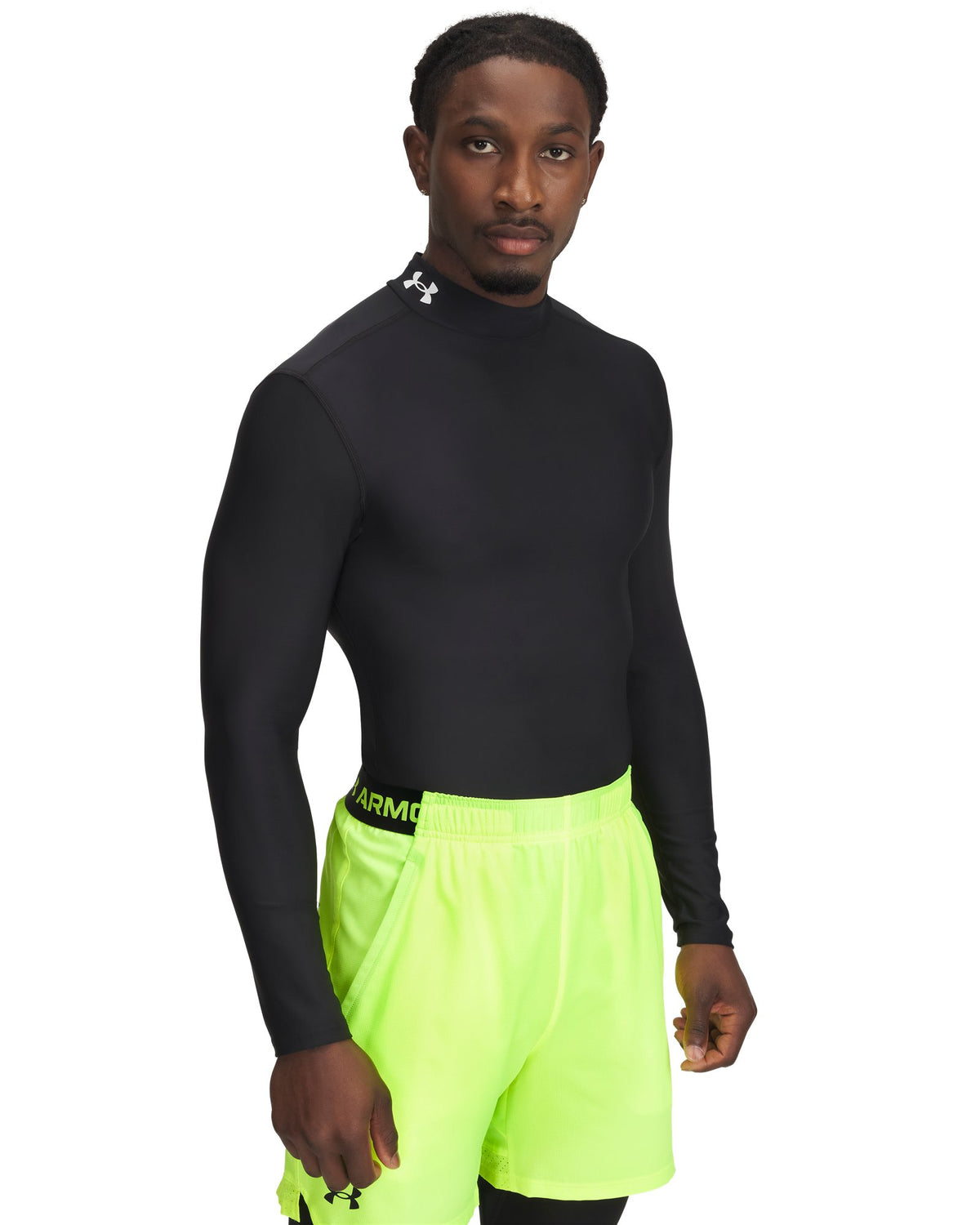 HeatGear® OG Compression Men's Mock Long Sleeve - Black