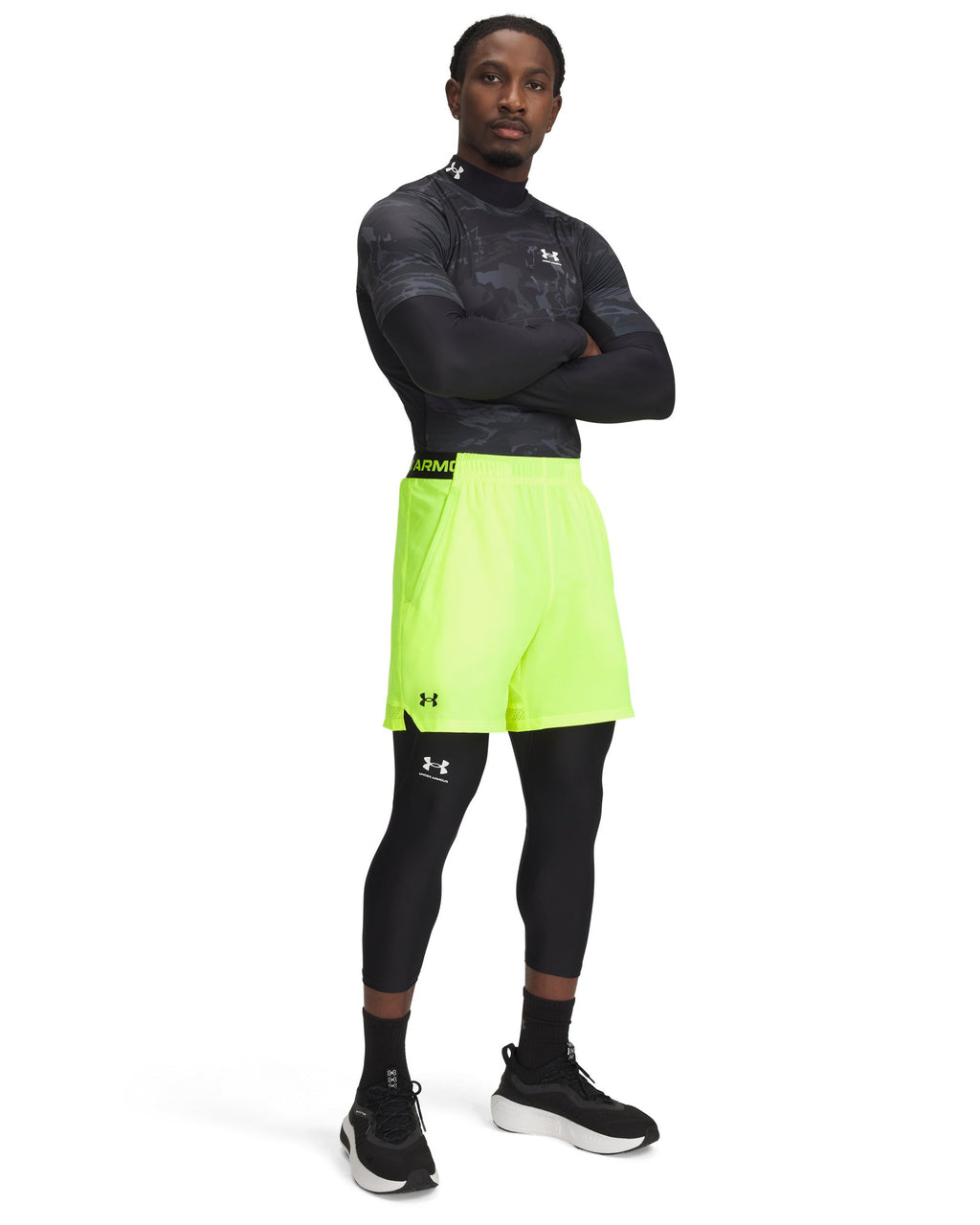 HeatGear® OG Compression Men's Mock Long Sleeve - Black