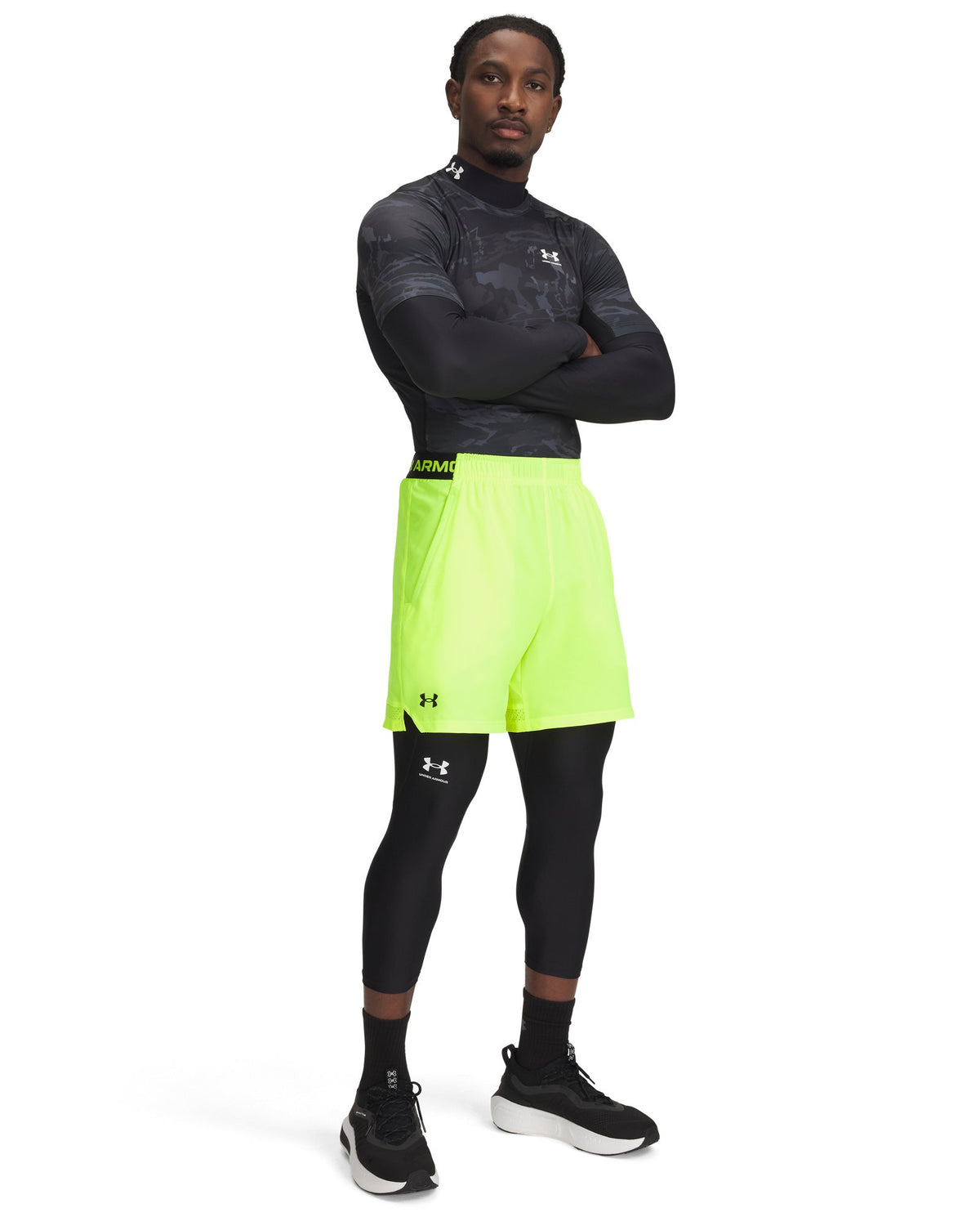HeatGear® OG Compression Men's Mock Long Sleeve - Black