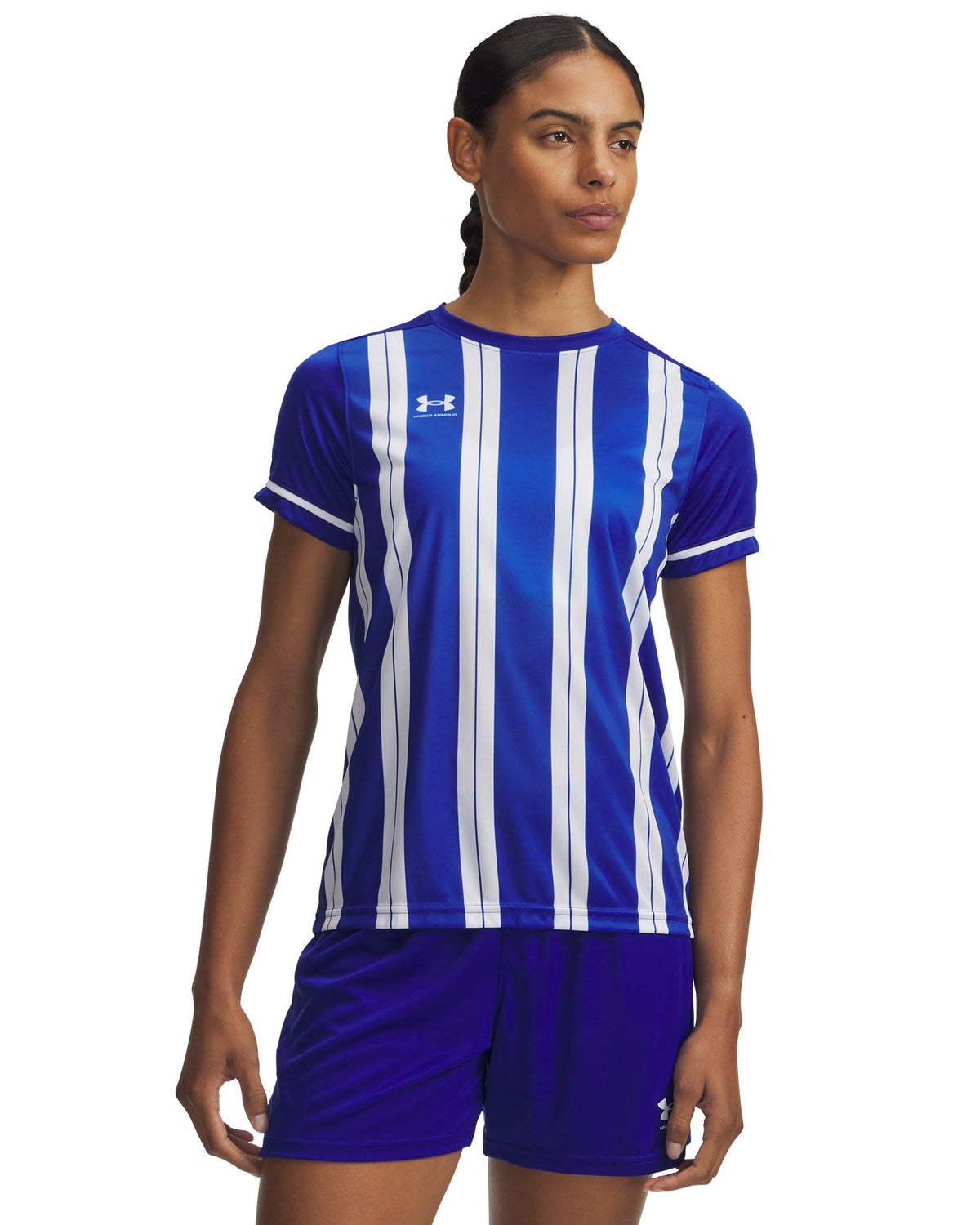 UA Challenger Team Stripe Women's Jersey - Blue