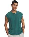 UA Icon Heavyweight Cotton Men's Tank - Green