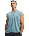 UA Icon Heavyweight Cotton Men's Tank - Blue