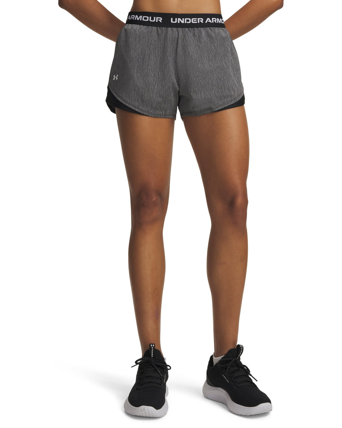 UA Tech™  Play Up Twist Women's 3" Shorts - Gray