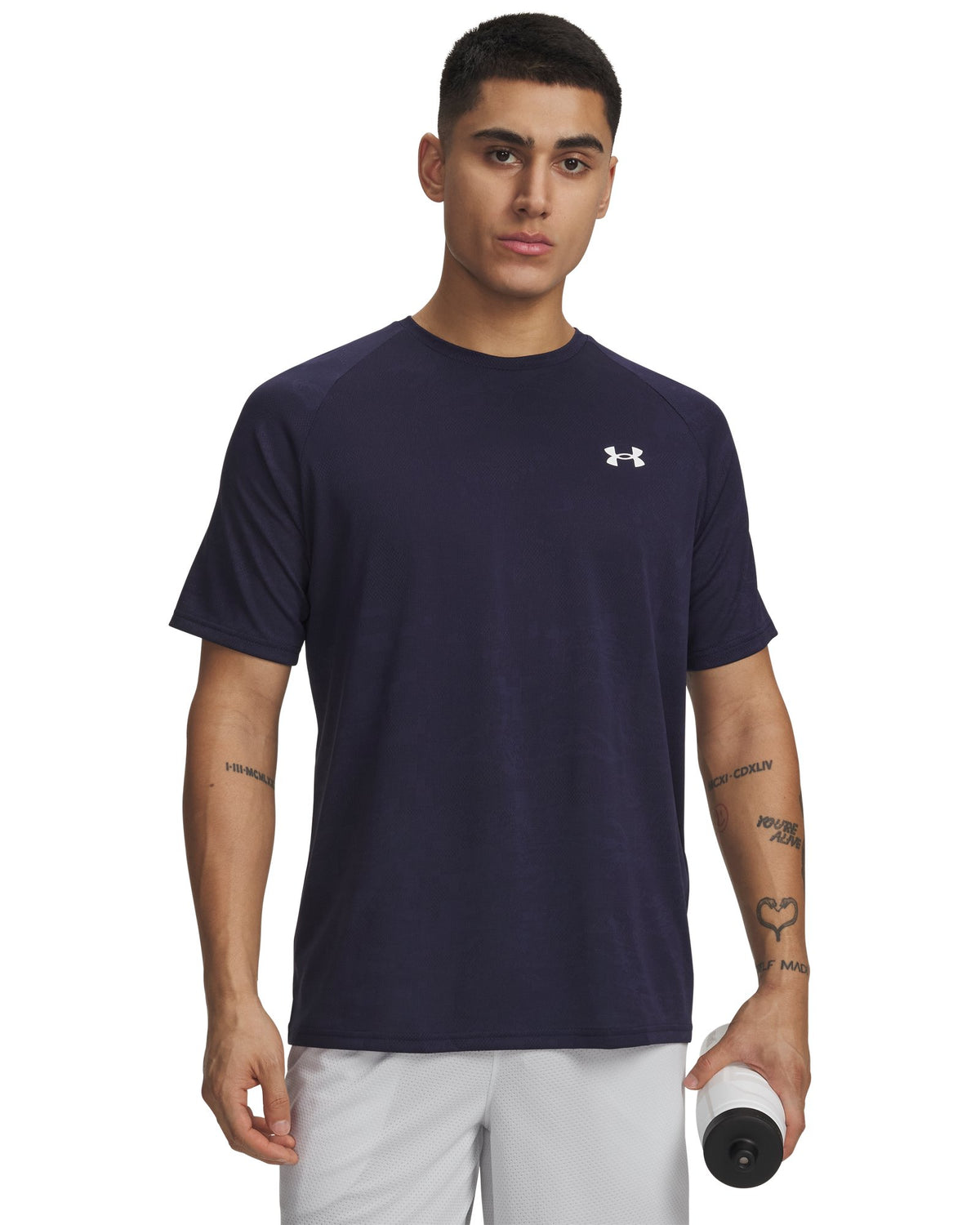 UA Velocity Jacquard Men's Short Sleeve - Blue