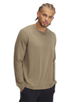 UA Icon Charged Cotton® Men's Long Sleeve - Brown