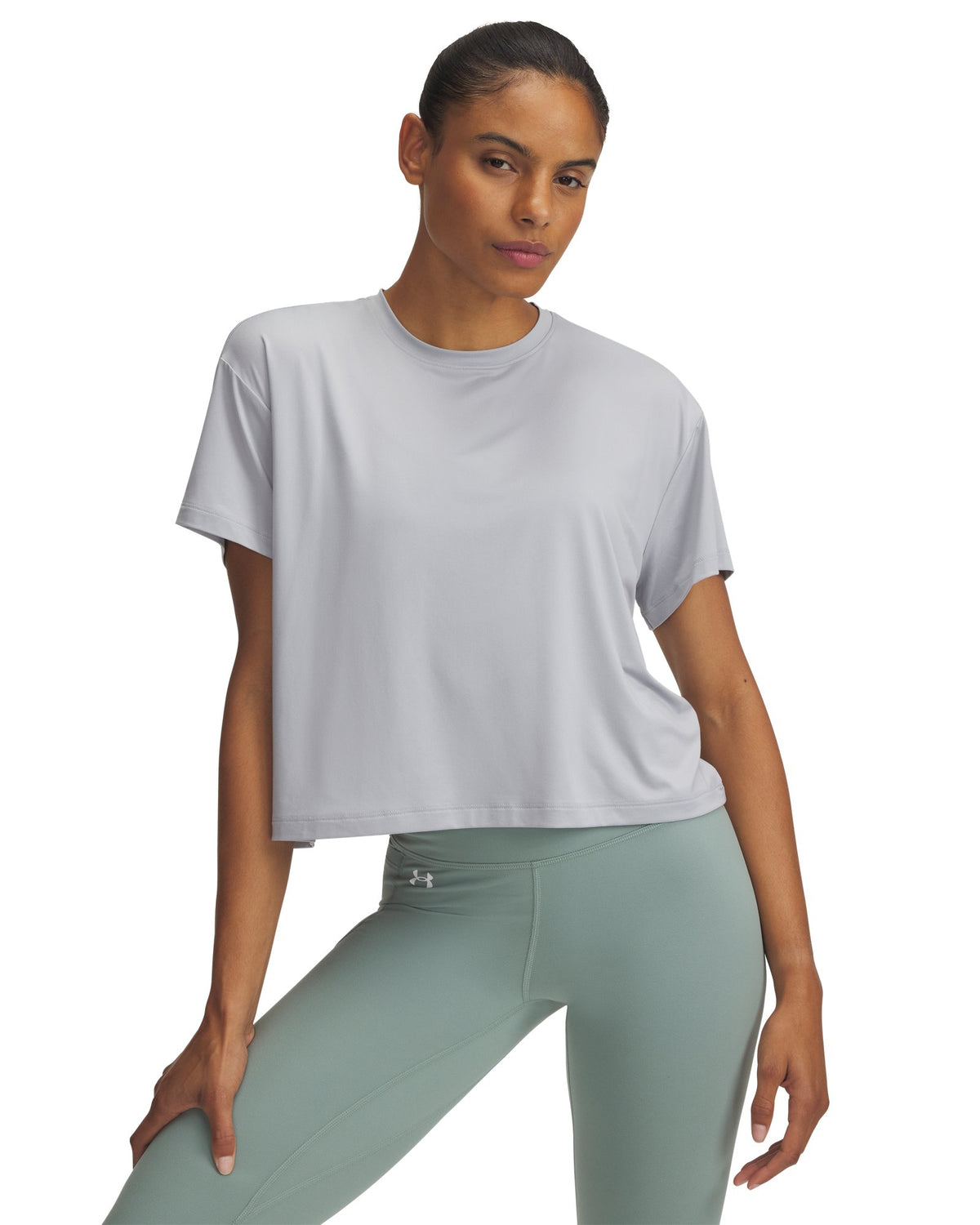 UA Movement Women's Short Sleeve - Gray