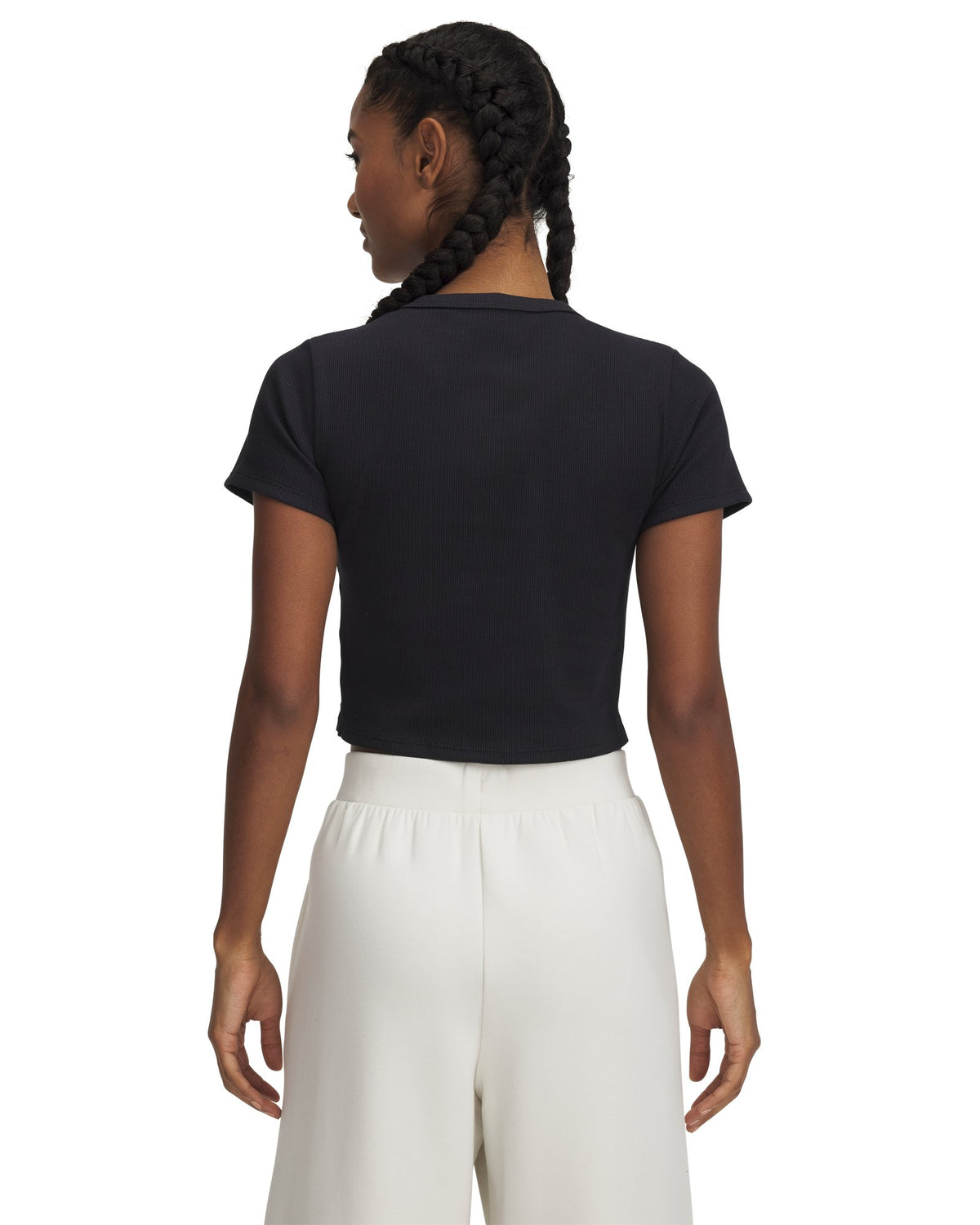 UA Rival Rib Women's Baby T-Shirt - Black